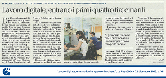 Il nostro 2016